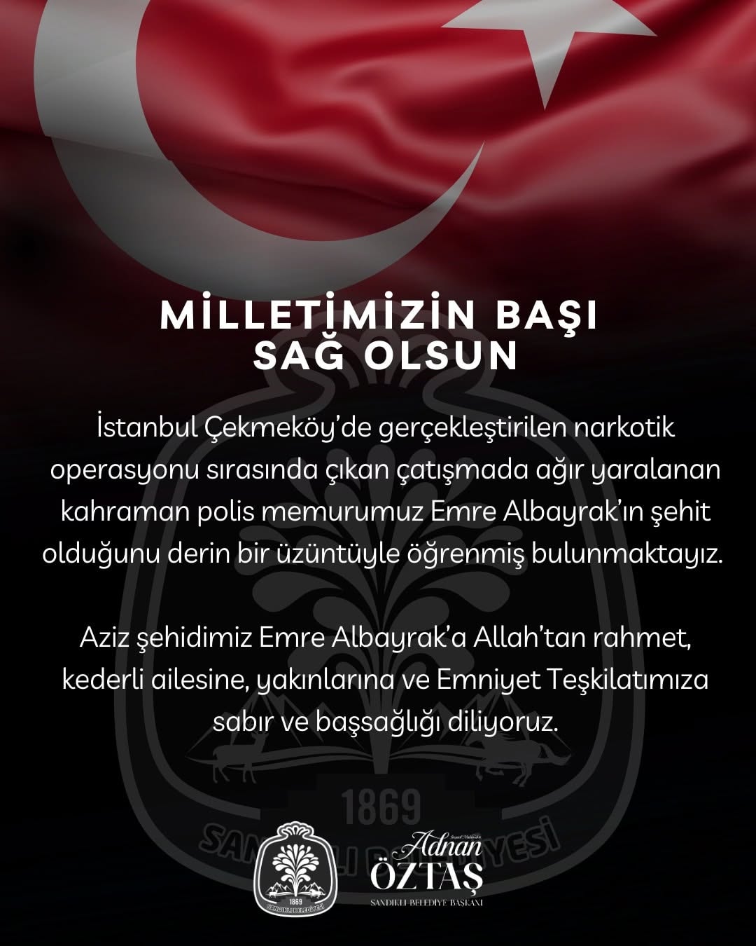 İstanbul Çekmeköy’de Narkotik Operasyonunda Şehit Düşen Polis Emre Albayrak