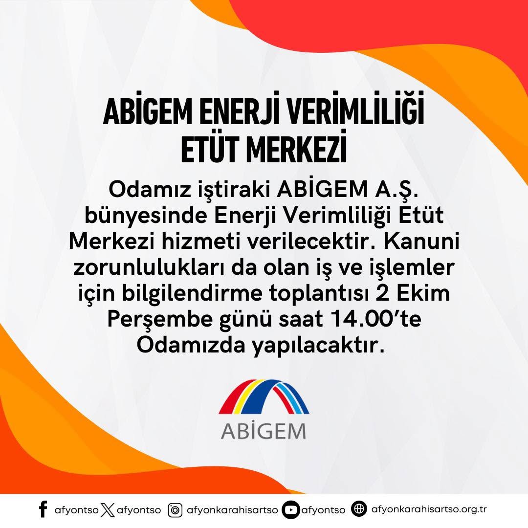 Sandıklı Ticaret ve Sanayi Odası Üyelerine Önemli Duyuru!