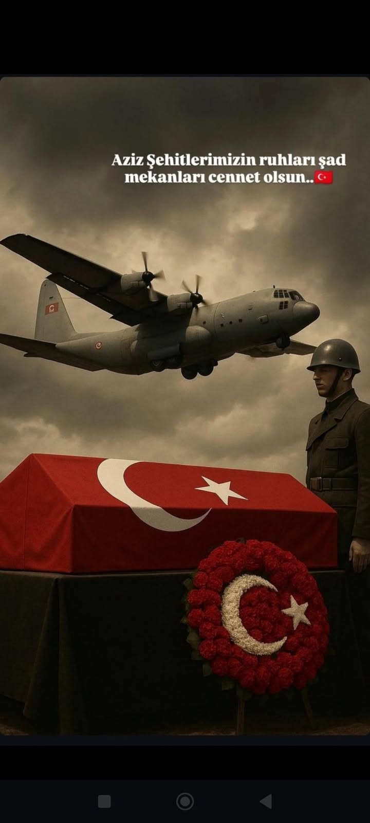 Gürcistan'da Düşen Kargo Uçağı Şehitlerimize Rahmet Diliyoruz