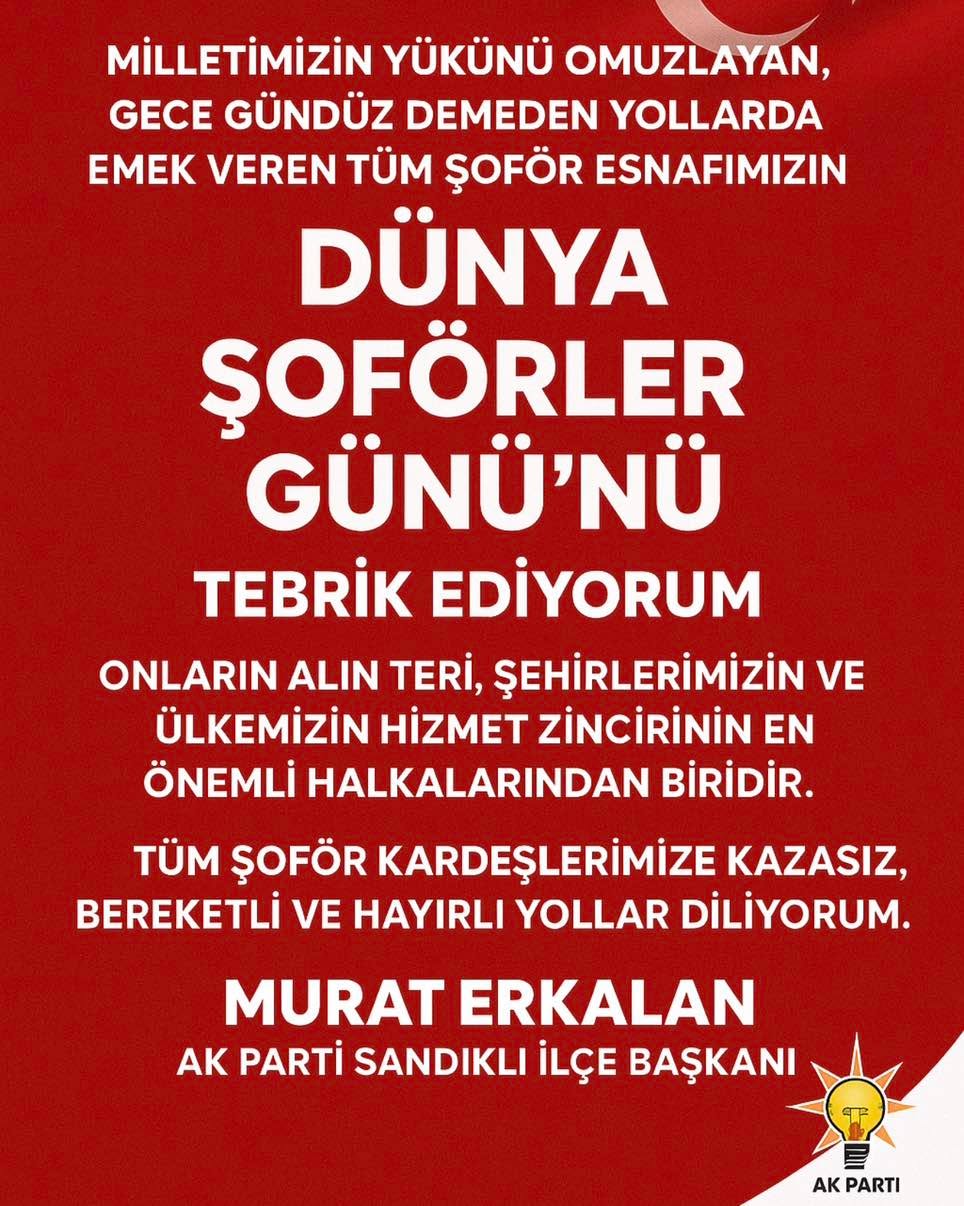 Milletimizin Yükünü Omuzlayan Şoför Esnafımıza Tebrikler