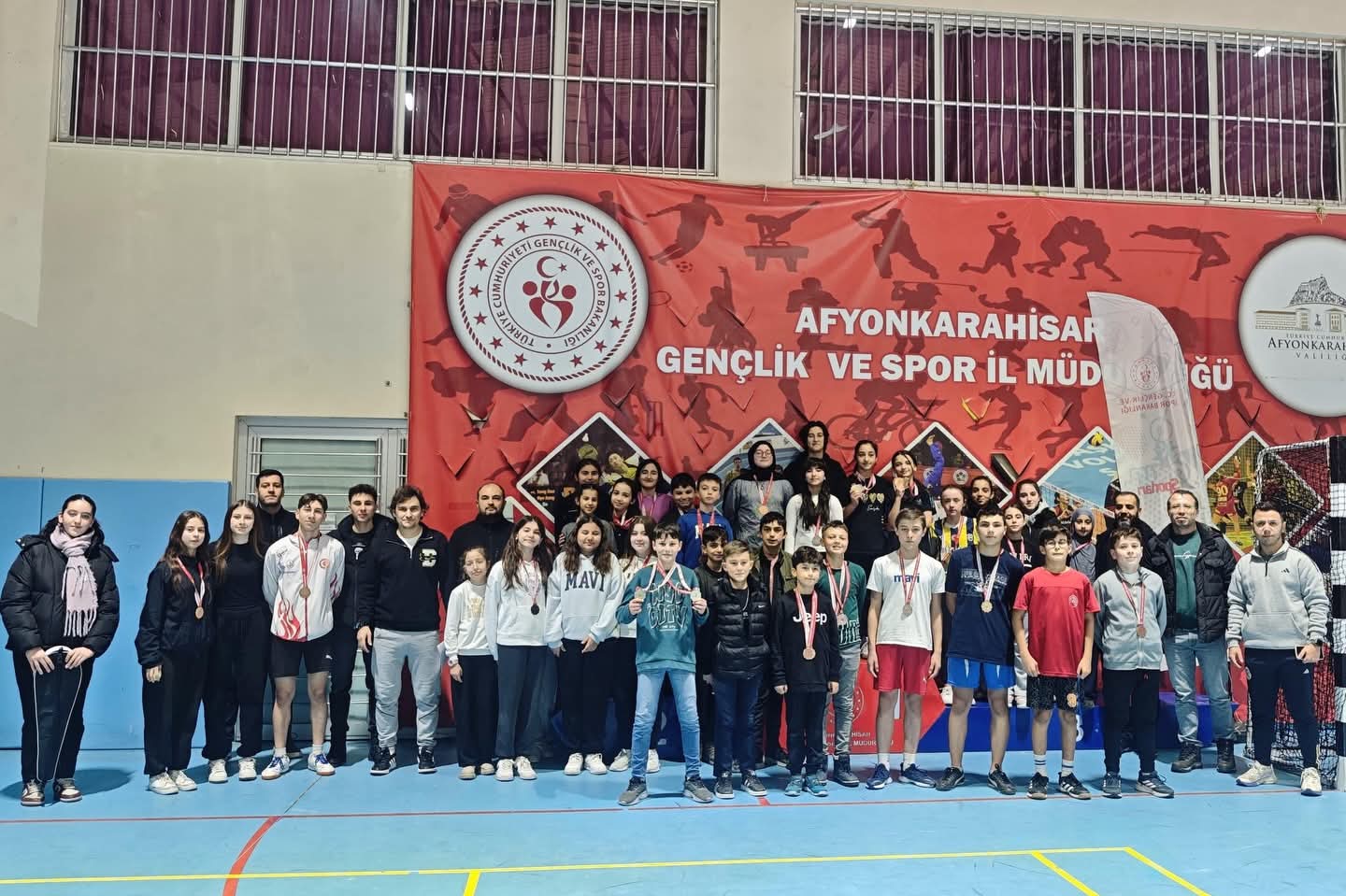 15 Yaş Altı Badminton İl Birinciliği Müsabakaları Tamamlandı