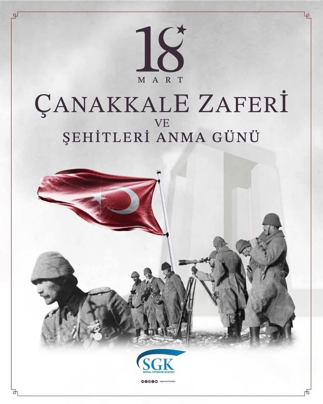 18 Mart Şehitleri Anma Günü ve Çanakkale Zaferi'nin 111. Yıl Dönümü Kutlu Olsun!