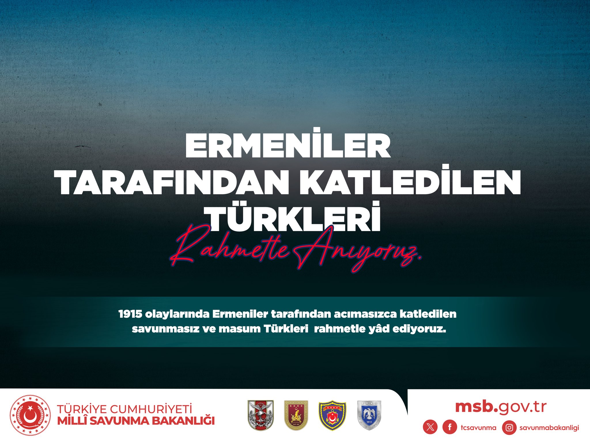 1915 olaylarında Türklerin anılması