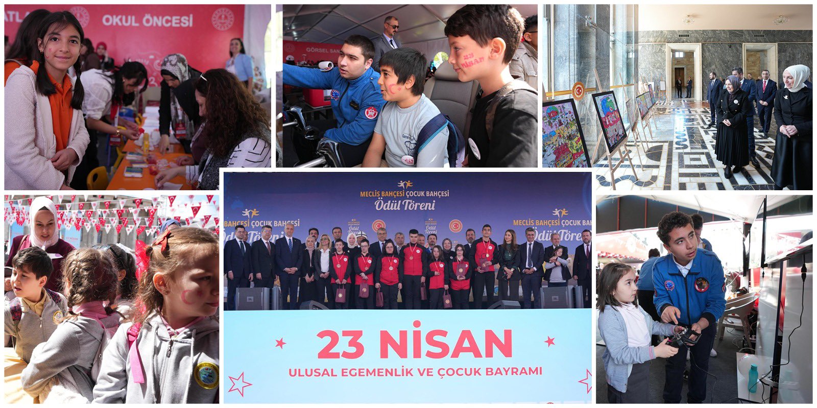 23 Nisan Ulusal Egemenlik ve Çocuk Bayramı Kutlandı