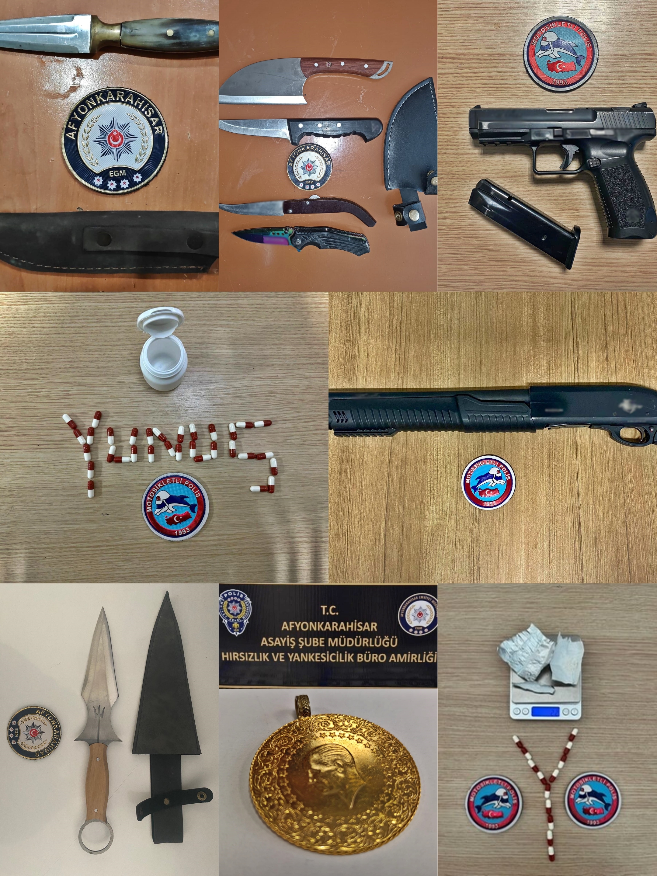 Afyon'da 9-16 Mart 2026 Tarihleri Arasında:20 Aranan Şahıs Yakalandı