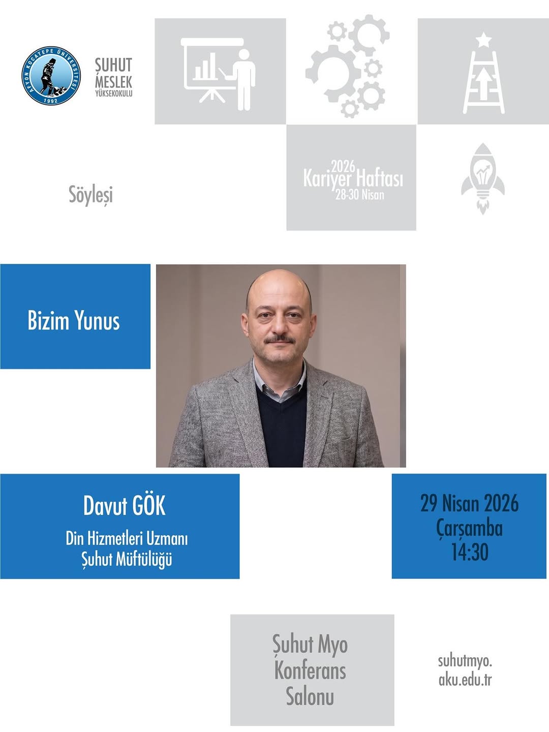 Afyon Kocatepe Üniversitesi'nde Bugün: 'Bizim Yunus' Etkinliği