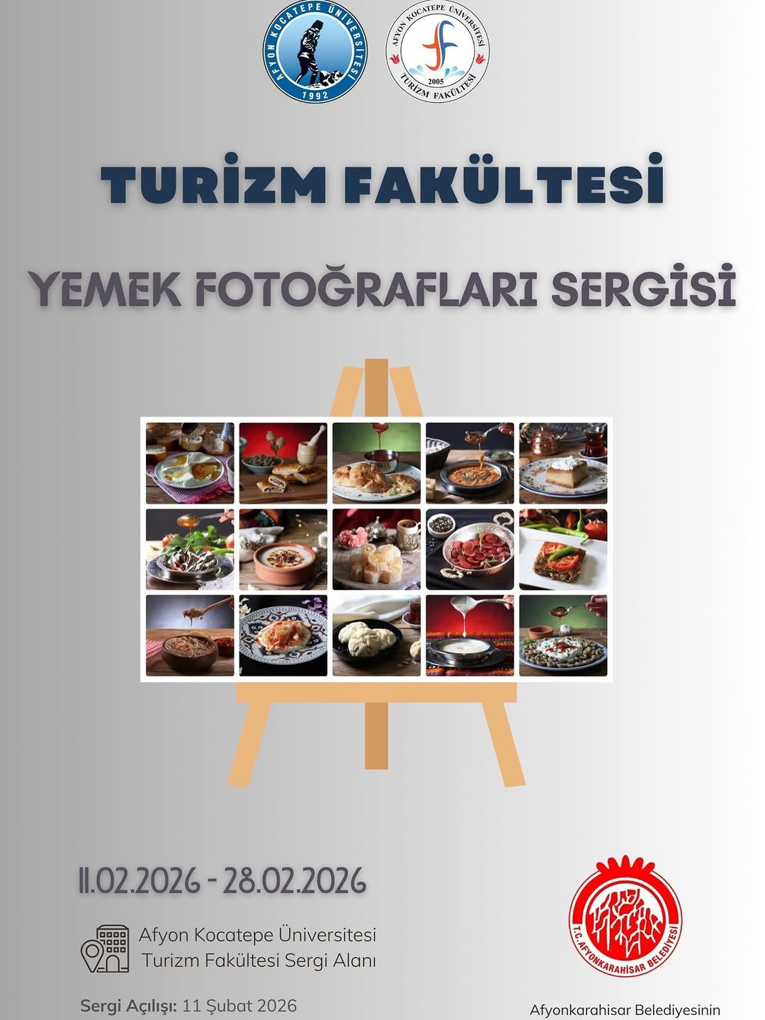 Afyon Kocatepe Üniversitesi'nde Bugün: Yemek Fotoğrafları Sergisi
