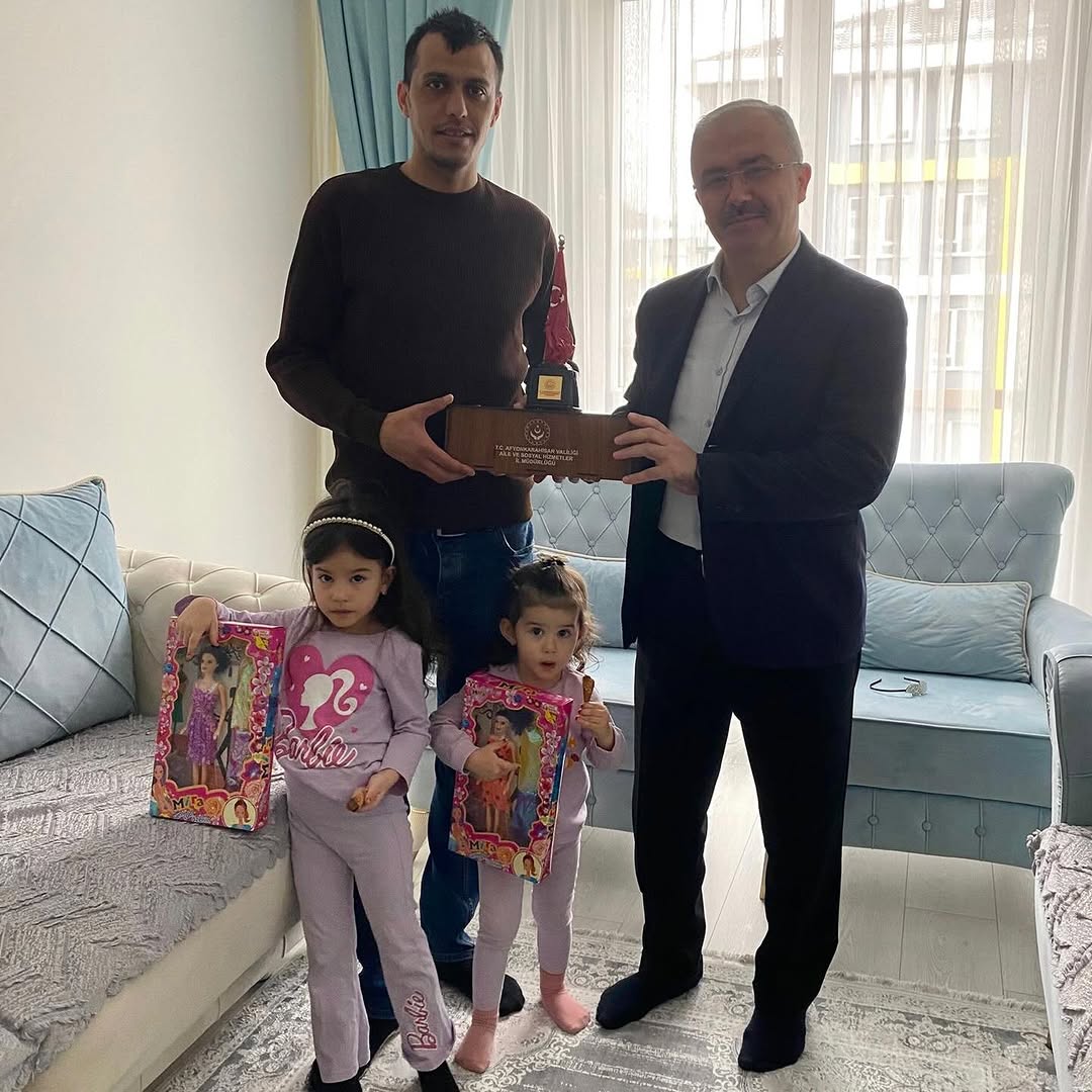 Afyonkarahisar Aile ve Sosyal Hizmetler İl Müdürlüğü'nden Gazimize Ziyaret