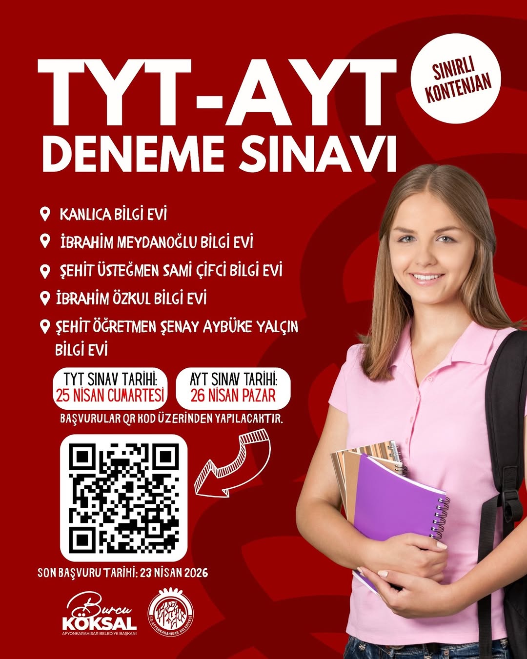 Afyonkarahisar Belediyesi Gençleri Sınavlara Hazırlıyor