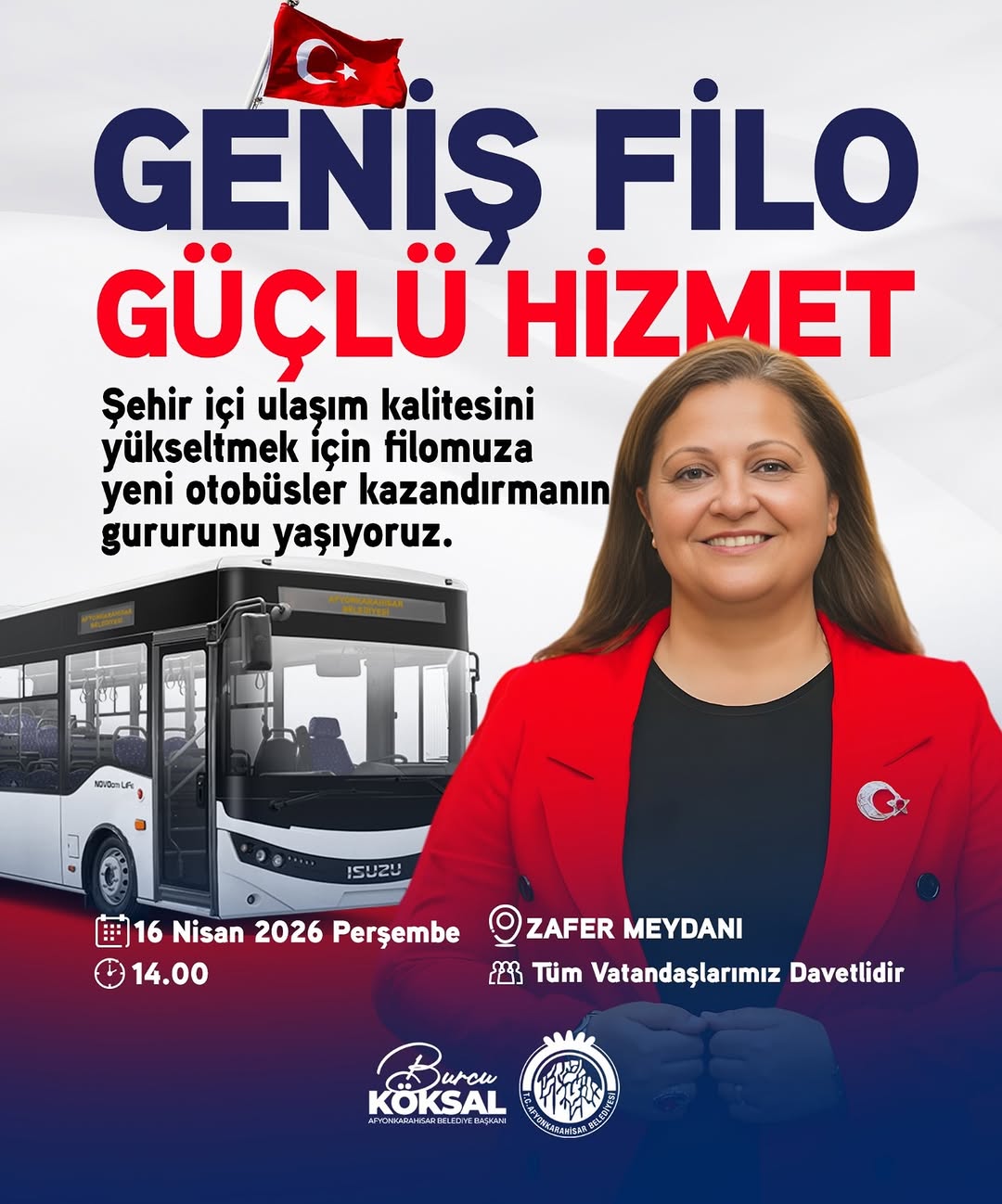 Afyonkarahisar Belediyesi Şehir İçi Ulaşım Filosunu Güçlendiriyor