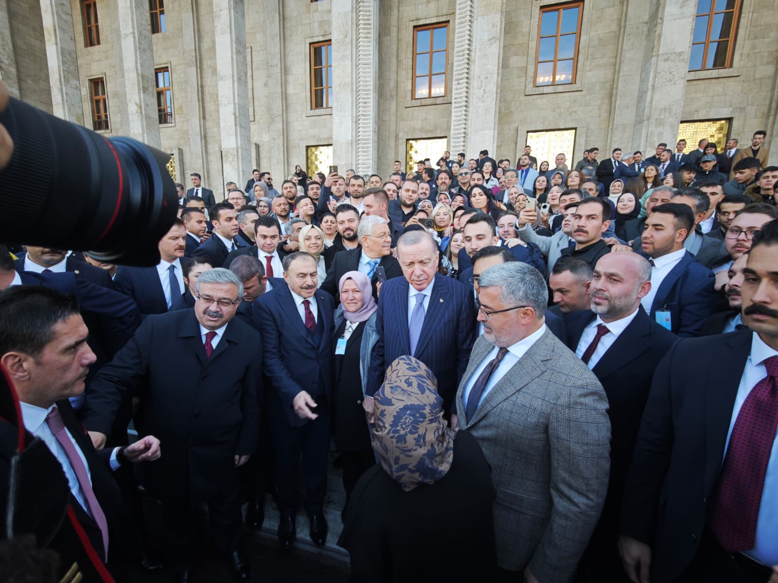 Afyonkarahisar Heyeti Cumhurbaşkanı Erdoğan ile Bir Araya Geldi