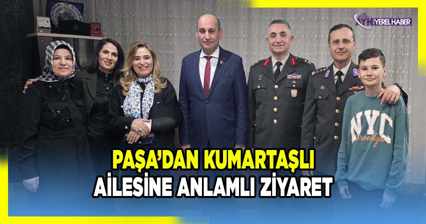 Afyonkarahisar İkmal ve Garnizon Komutanı Yalçın Tecimer, Kurmay Başkanı Ata Tınas ile Birlikte Malül Gazi İsmail Kumartaşlı'yı Ziyaret Etti