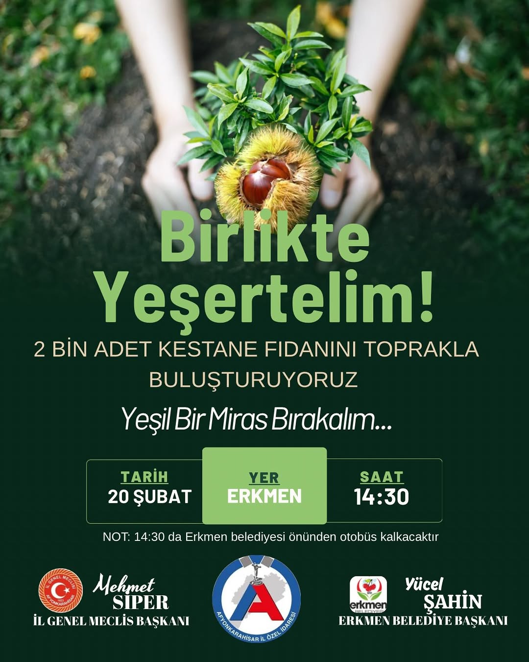 Afyonkarahisar İl Genel Meclisi'nden Çevre Dostu Etkinlik Davetiyesi