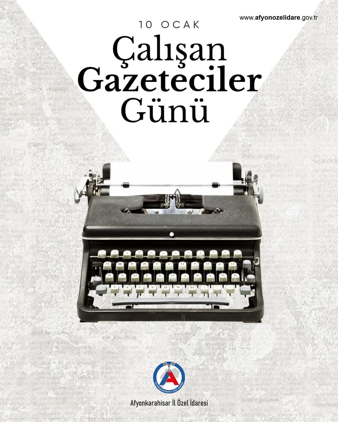 Afyonkarahisar İl Özel İdaresi'nden 10 Ocak Çalışan Gazeteciler Günü Kutlaması