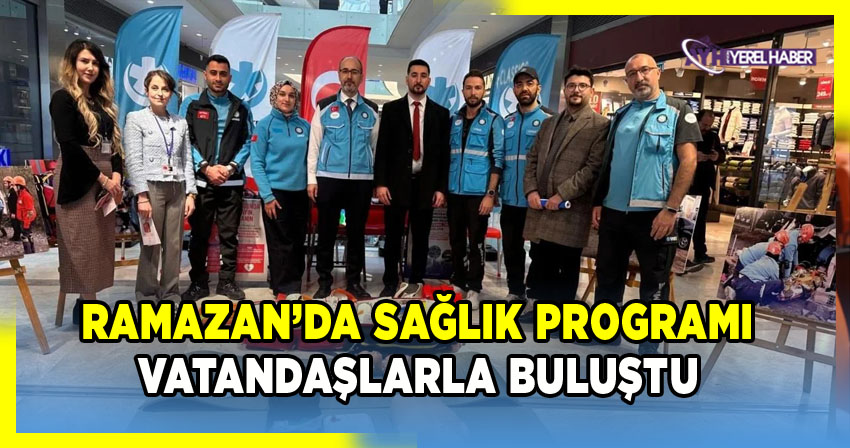 Afyonkarahisar İl Sağlık Müdürlüğü Tarafından Yürütülen Ramazan'da Sağlık Programı