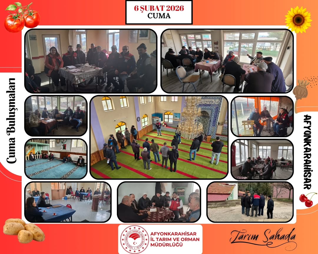 Afyonkarahisar İl Tarım Ve Orman Müdürlüğü Cuma Buluşmaları Kapsamında Çiftçilerle Bir Araya Geliyor