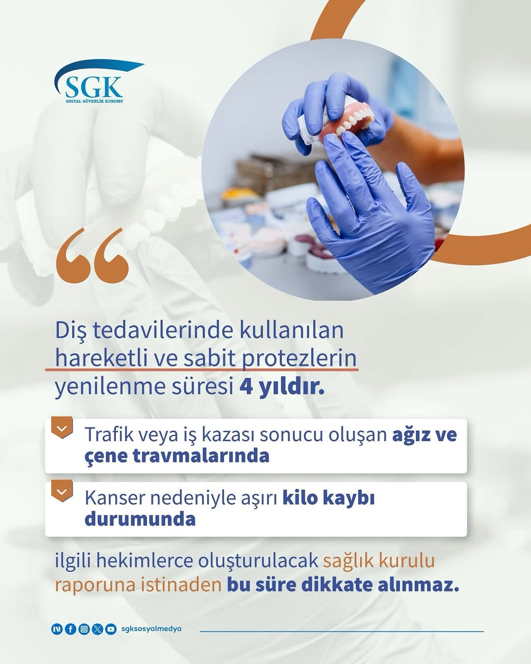 Afyonkarahisar Sgk İl Müdürlüğü'nden Diş Tedavilerine Destek Açıklaması