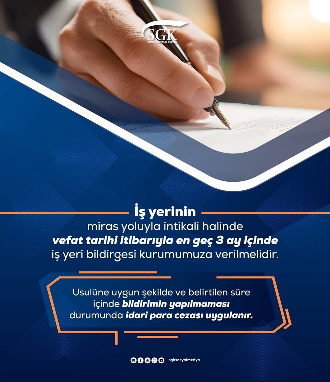 Afyonkarahisar SGK İl Müdürlüğü'nden Önemli Duyuru: İş Yerinin Miras Yoluyla İntikalinde Son Tarih
