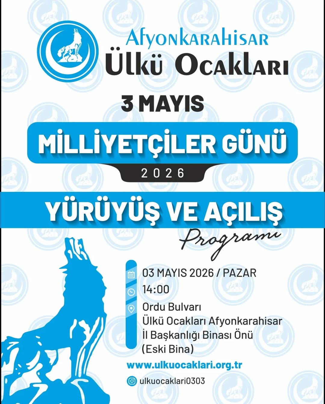 Afyonkarahisar Ülkü Ocakları 58. Yıl Etkinliği