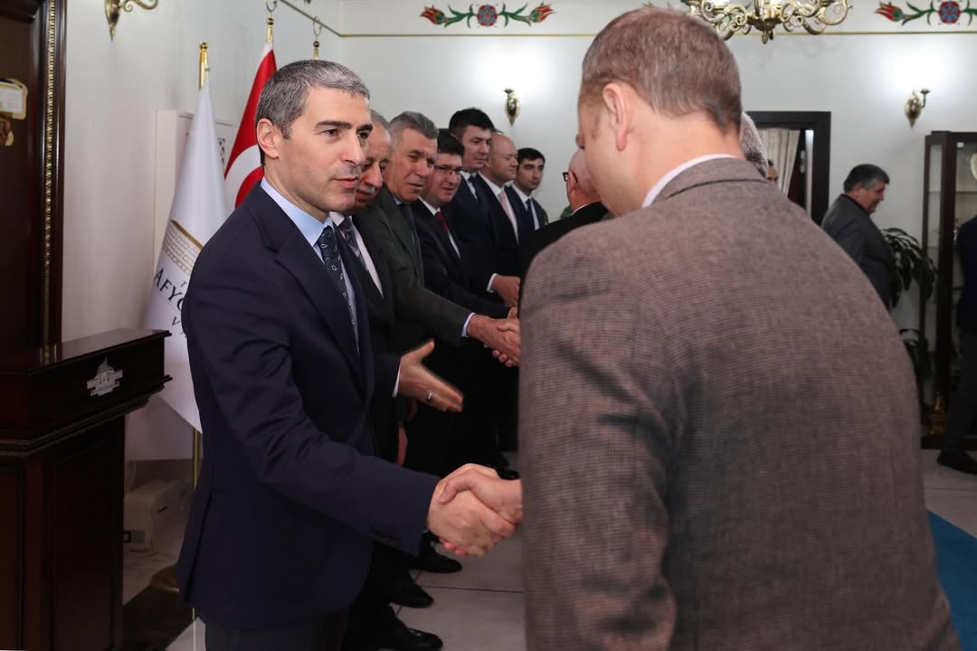 Afyonkarahisar Valiliği'nin Personelle Bayramlaşma Etkinliği