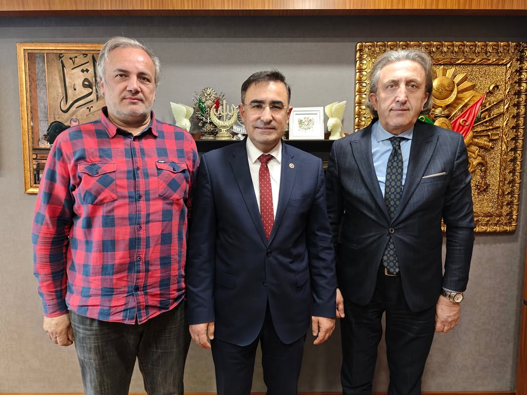 Ak Parti Afyonkarahisar Milletvekili Hasan Arslan, Talip Özen ve Şenol Eraslan'ı TBMM'de Ağırladı