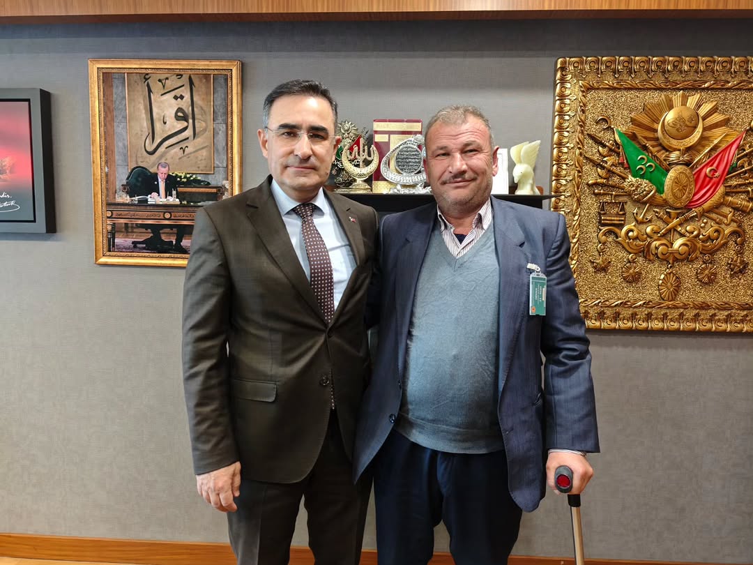 Ak Parti Milletvekili Hasan Arslan, Akharım’dan gelen kıymetli hemşehrimiz Ergül Öztaş’ı misafir etti