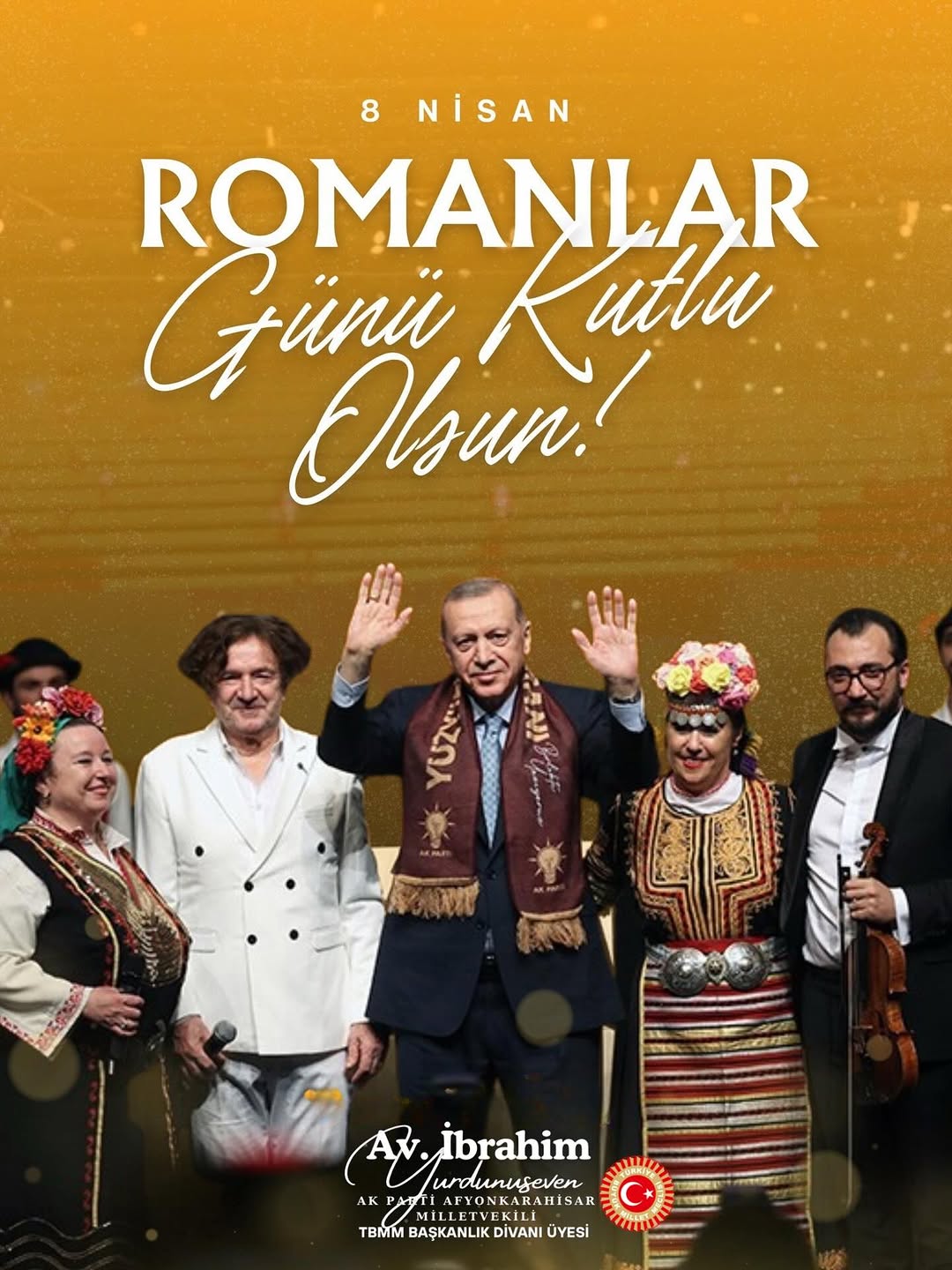 Ak Parti Milletvekili İbrahim Yurdunuseven'den Roman Vatandaşlara Kutlama