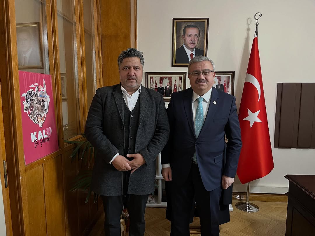 Ak Parti Milletvekili İbrahim Yurdunuseven, Hocalar Belediye Başkanı Ali Arslan'ı TBMM'de Ağırladı