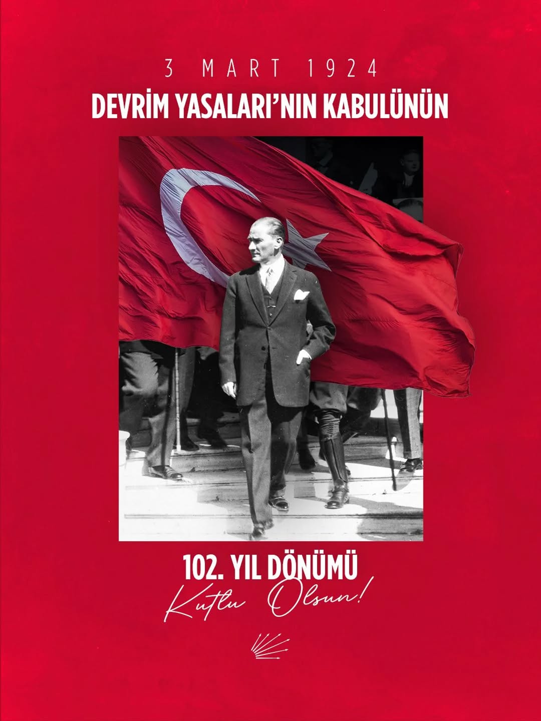 Atatürk'ün Devrim Yasaları'nın 102. Yıl Dönümünde Anılması