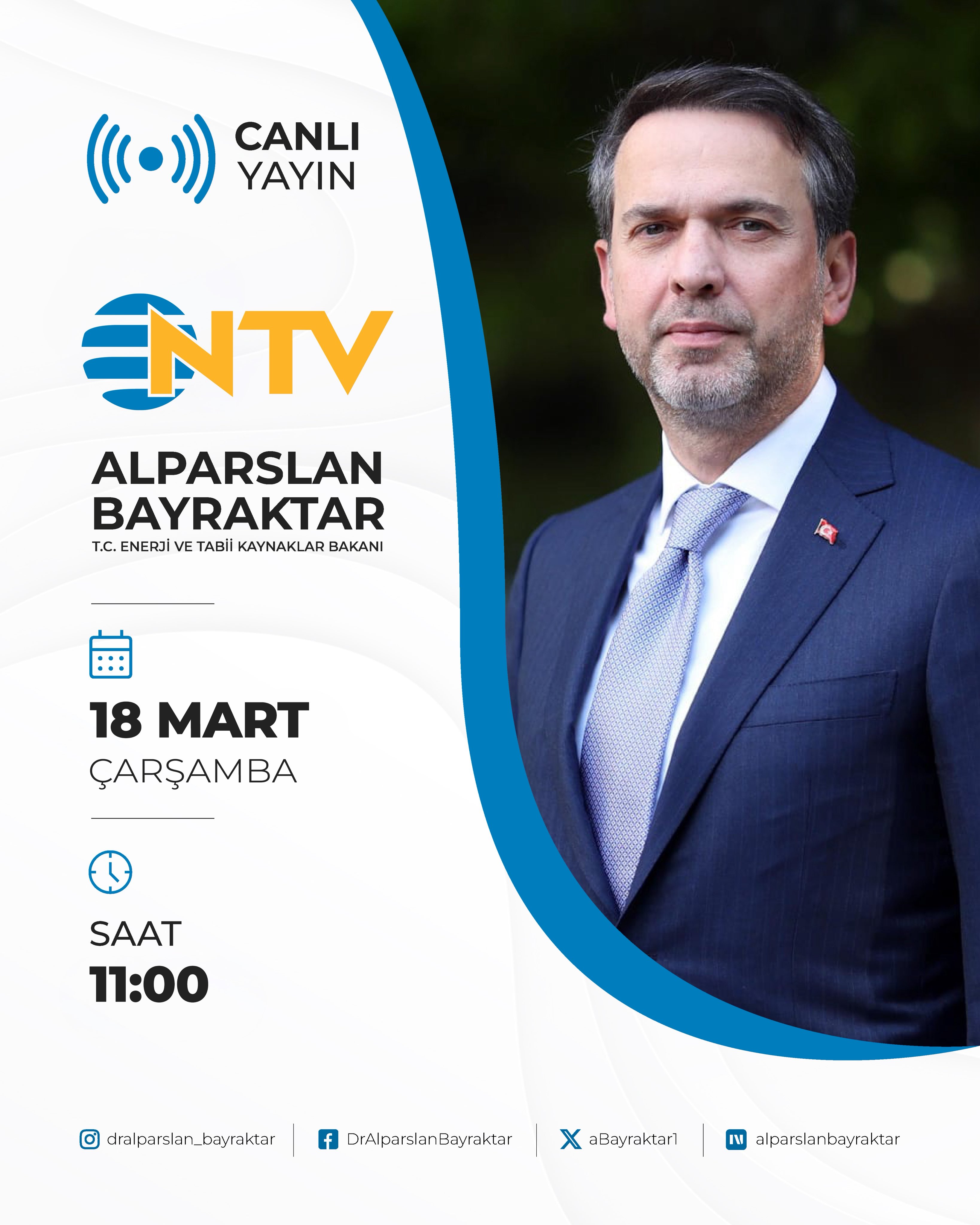 Bakan Canlı Yayında Olacak