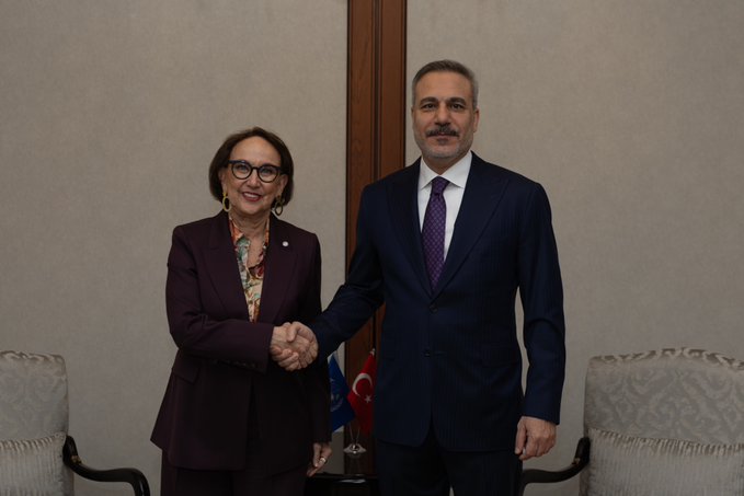 Bakan Fidan Grynspan'ı Ağırladı