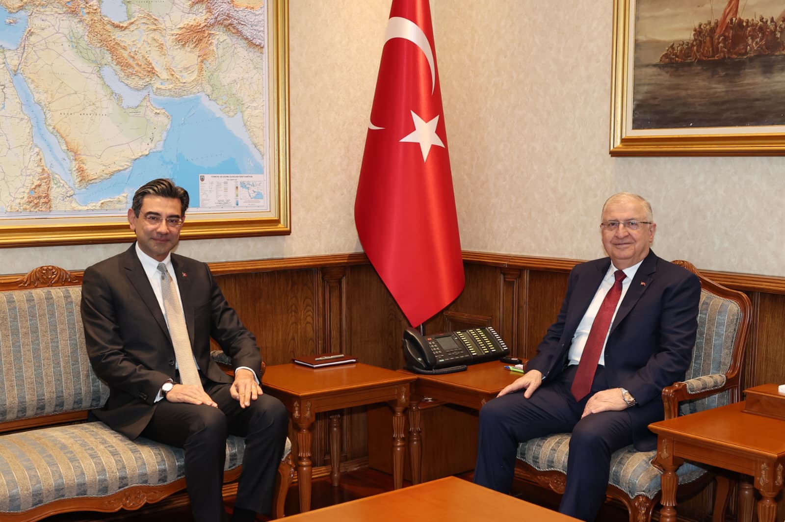 Bakan Güler, Büyükelçiyi Kabul Etti