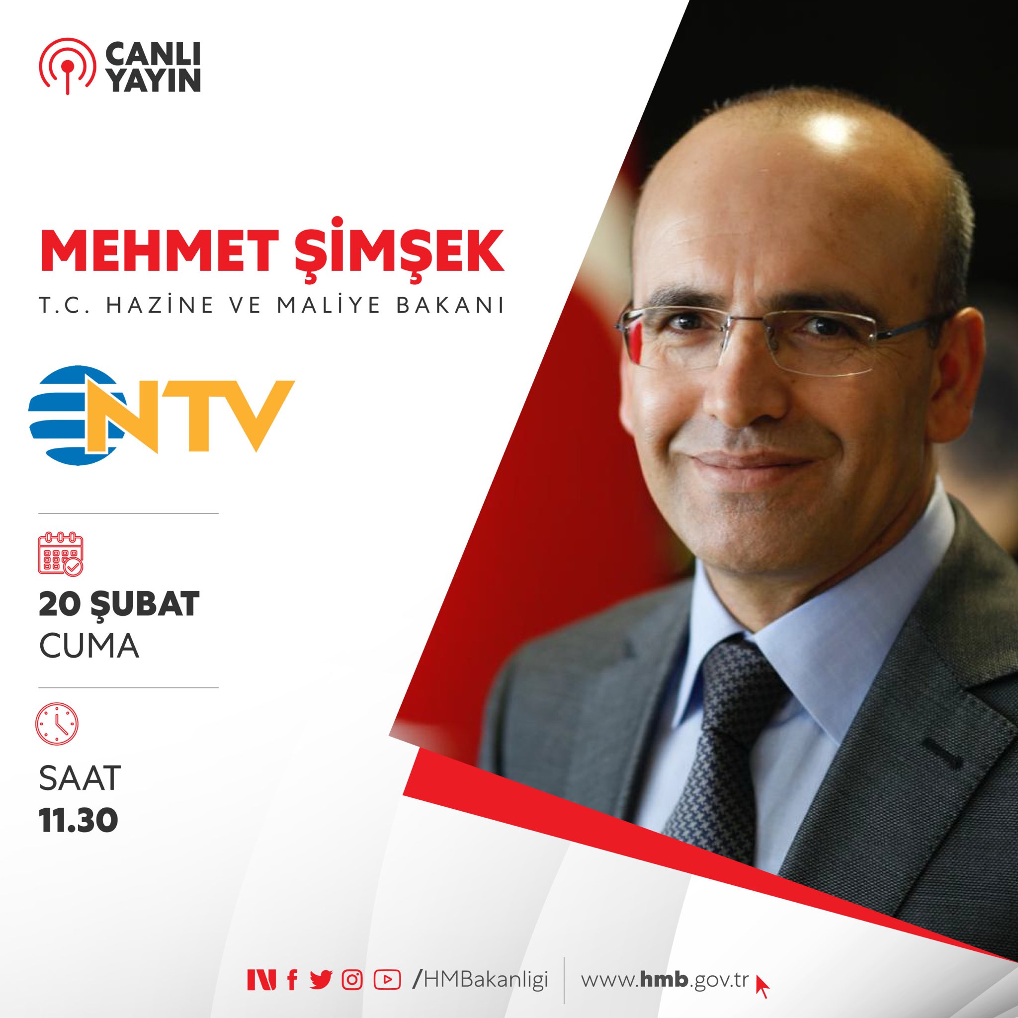 Bakan Şimşek NTV'de Canlı Yayında