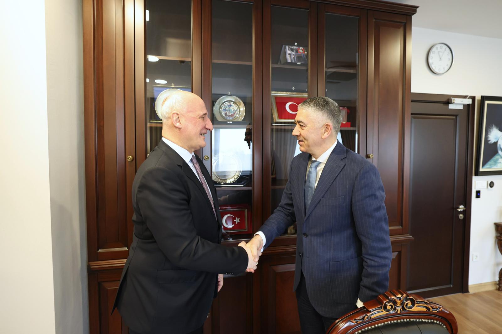 Bakan Yardımcısından Yunan Büyükelçiye Ziyaret