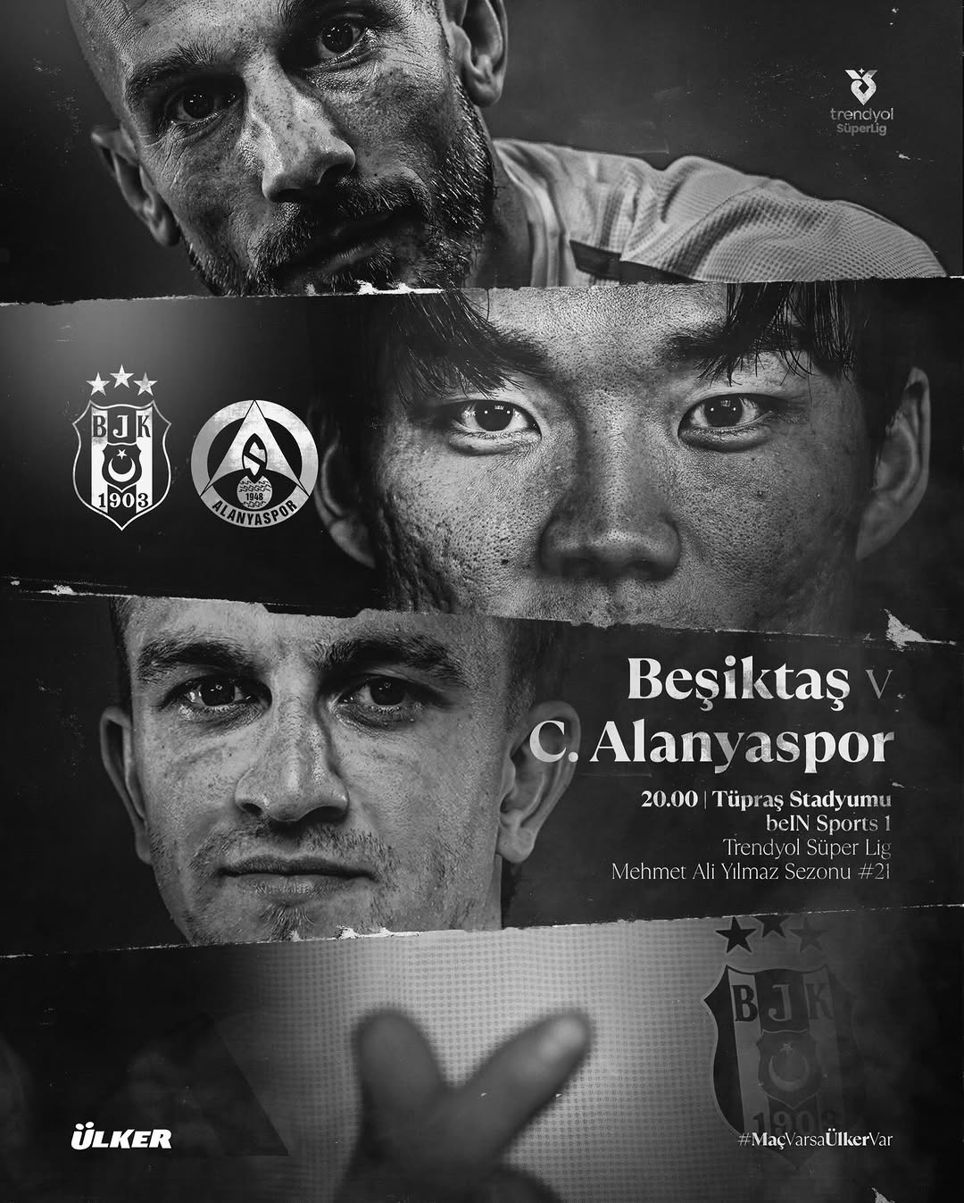 Beşiktaş, Corendon Alanyaspor'u Tüpraş Stadyumu'nda Konuk Ediyor