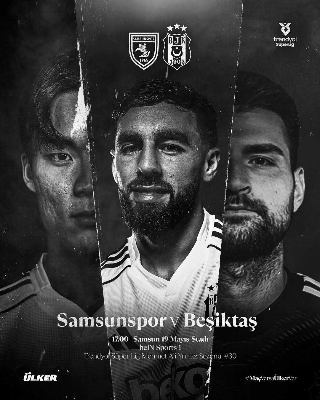 Beşiktaş'ın Samsunspor İle Oynayacağı Maç Bugün