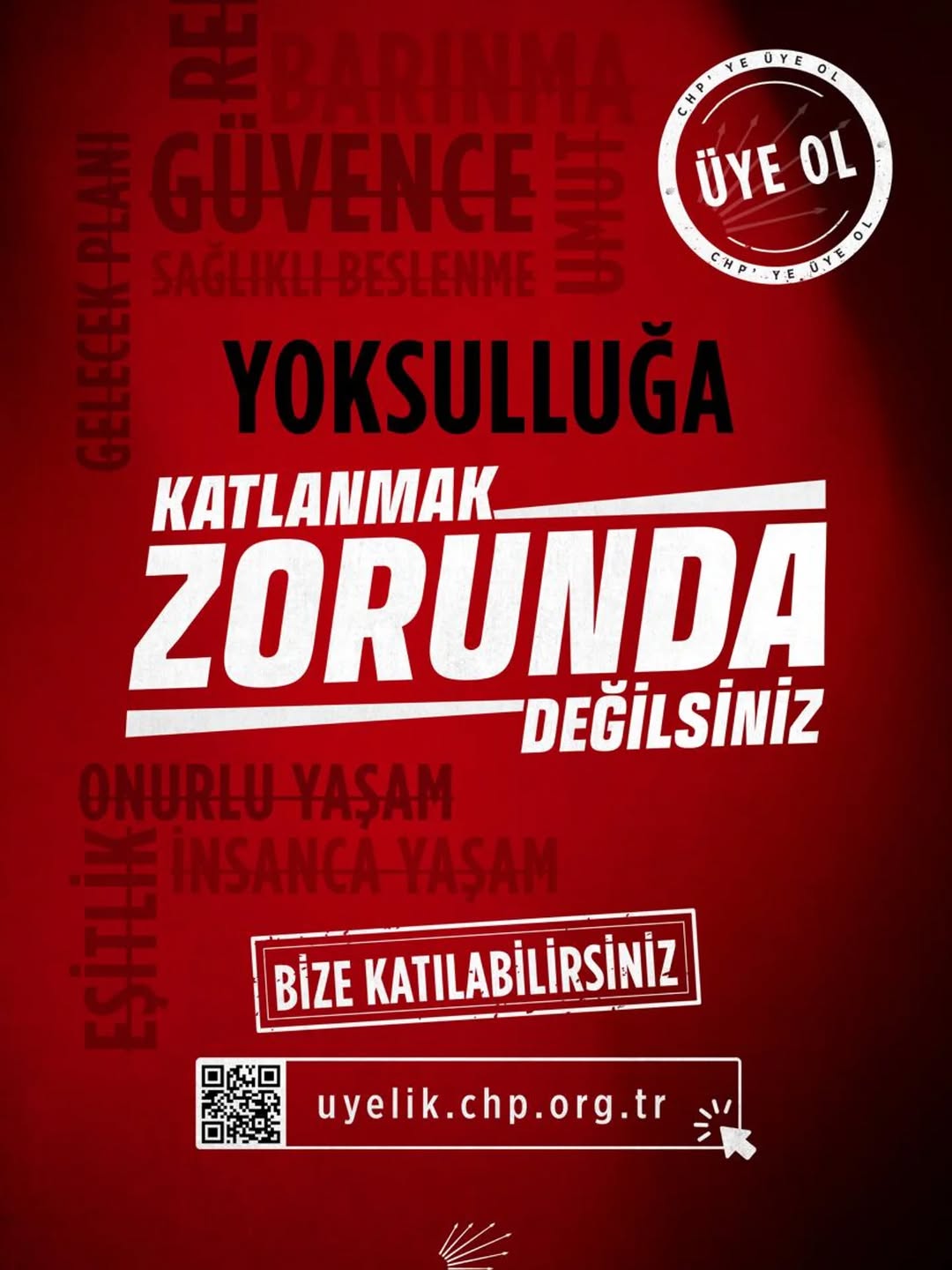 CHP Afyonkarahisar İl Kadın Kolları'ndan Adaletsiz Düzene Tepki