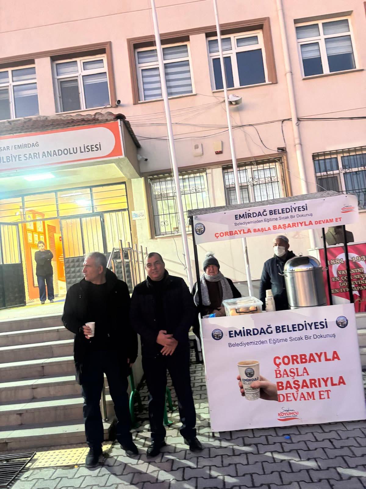 “Derse Çorbayla Başla, Başarıyla Devam Et” Projesi Emirdağ’da Başladı