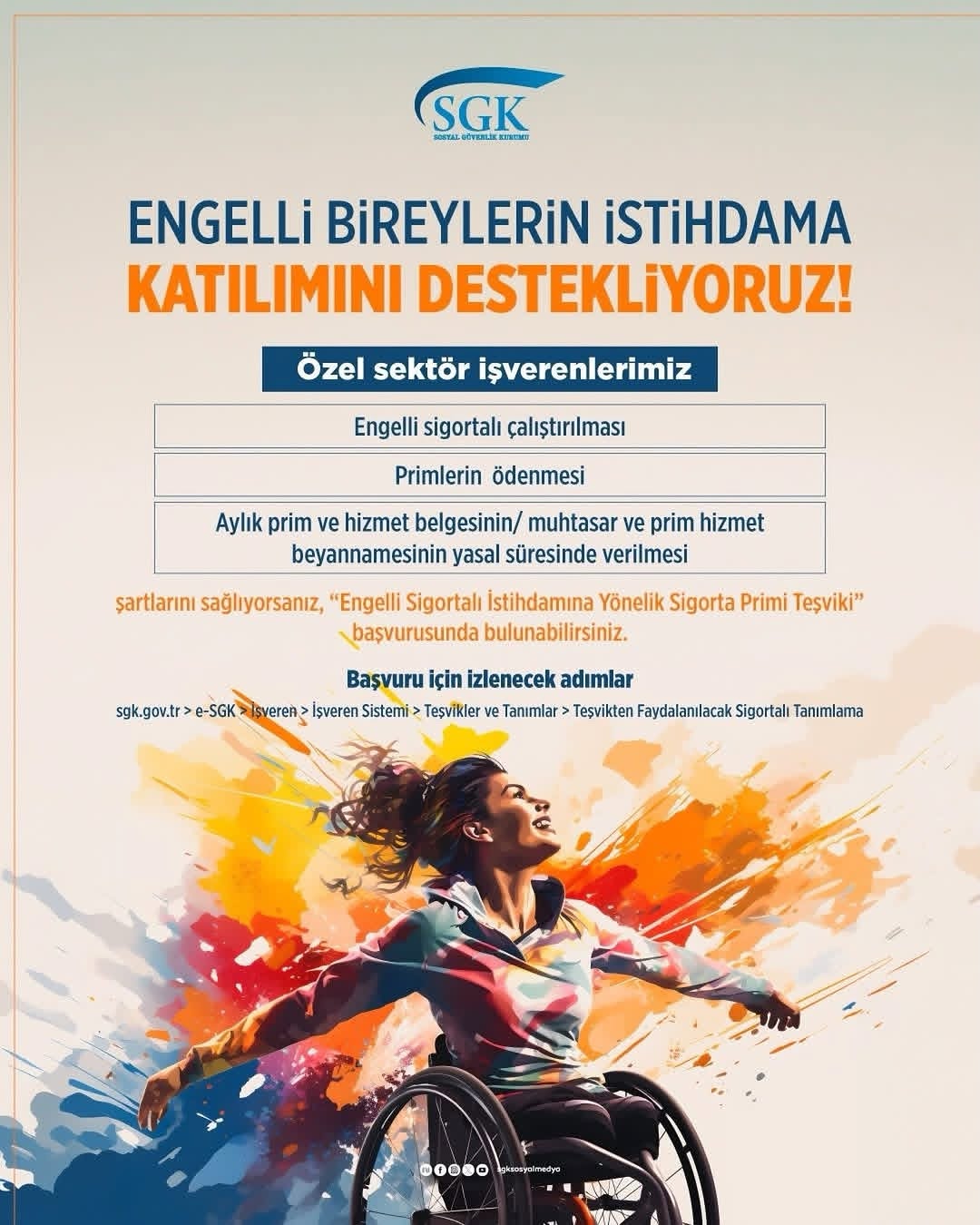 ♿️ Engelli bireylerin istihdama katılımını destekliyoruz....