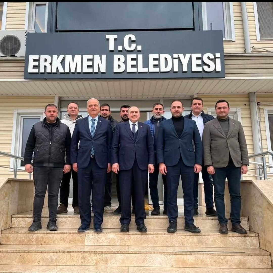 Erkmen Belediye Başkanı Yücel Şahin'in Taziye Ziyareti ve Nezaket Ziyareti