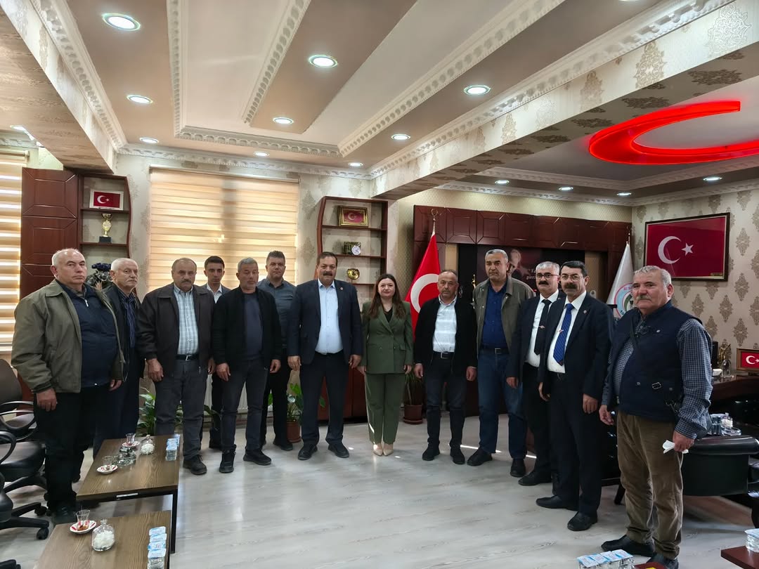 Evciler Belediyesi'ni Ziyaret Eden İl Genel Meclisi Üyeleri