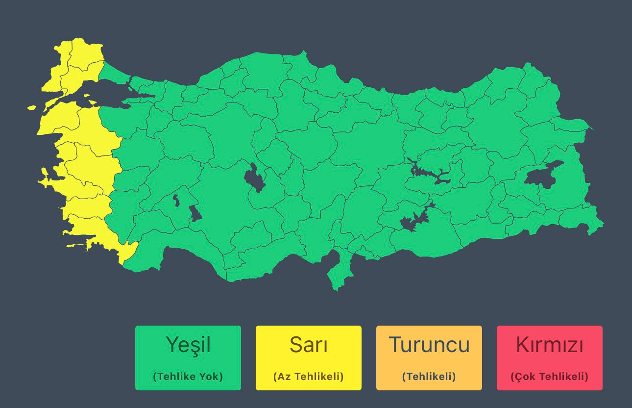 Fırtına Uyarısı Yapıldı