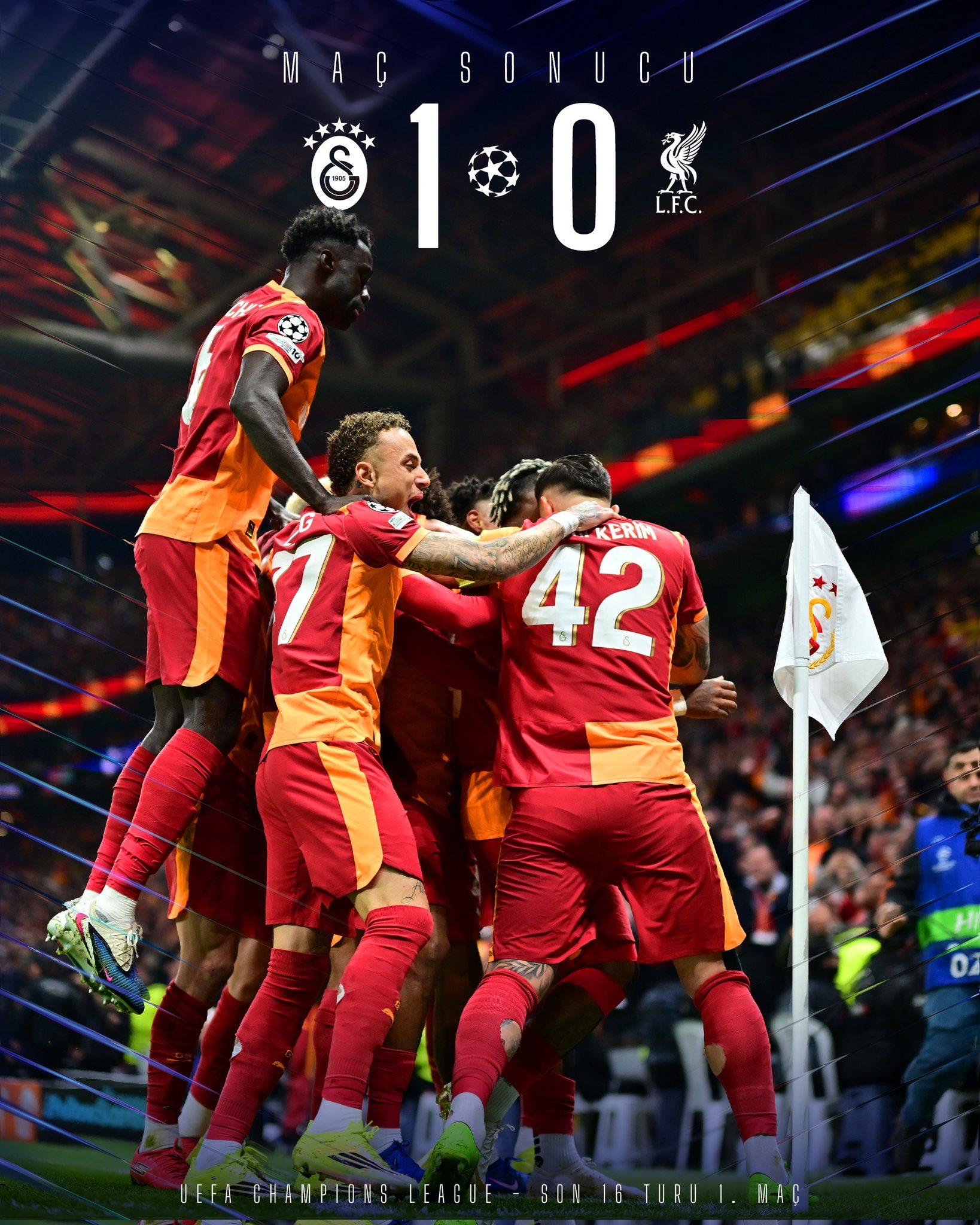 Galatasaray, Şampiyonlar Ligi'nde galip