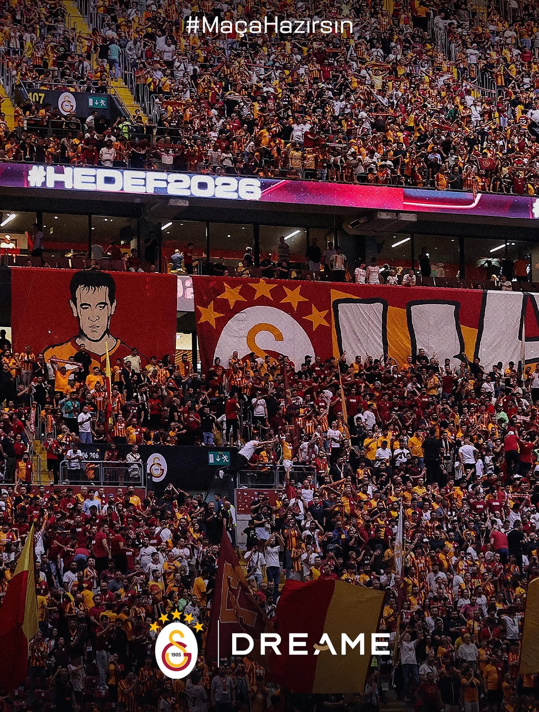 Galatasaray Spor Kulübü, Dreame ile Maça Hazırsın Kampanyasını Duyurdu