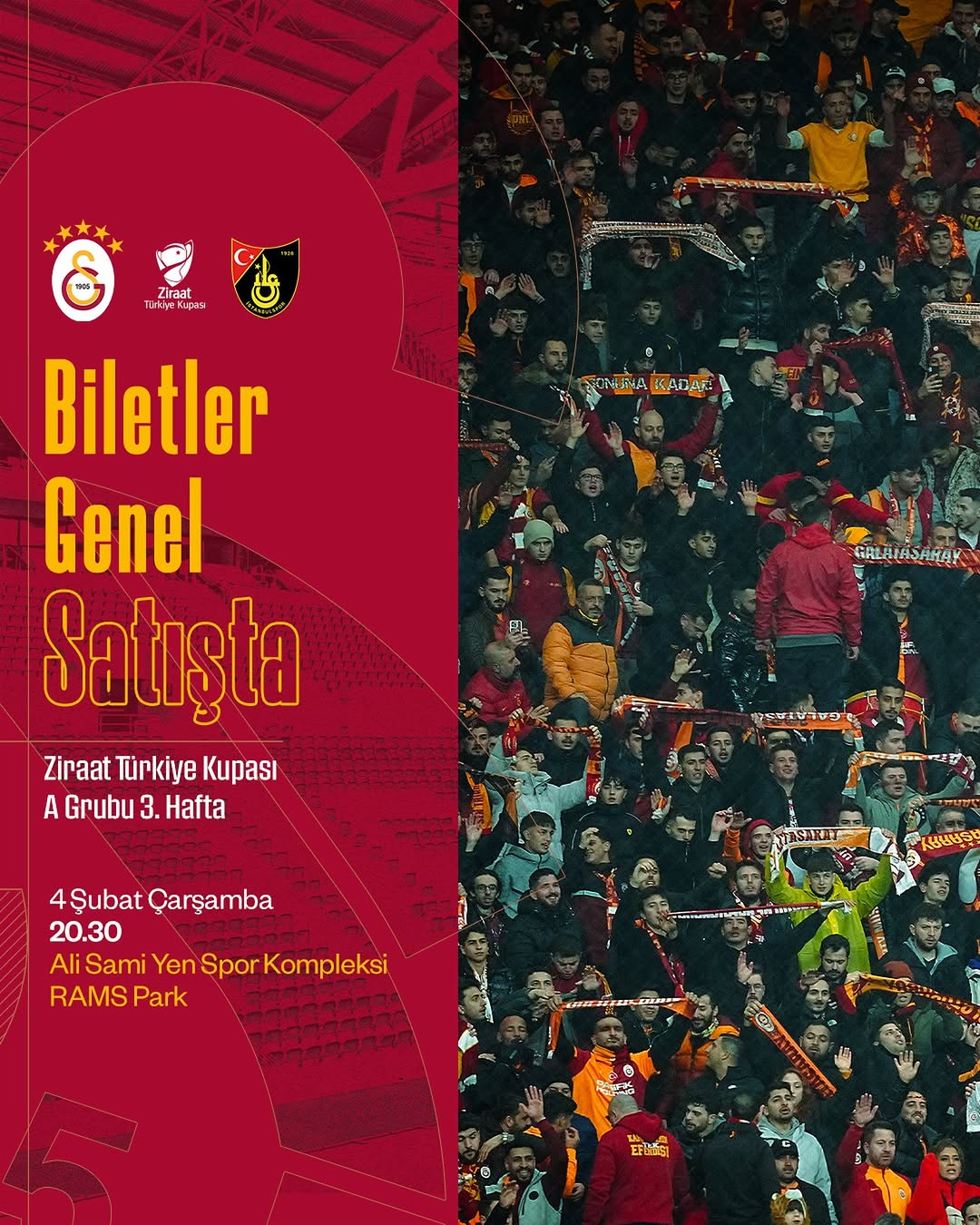 Galatasaray Taraftarına Önemli Maç Duyurusu