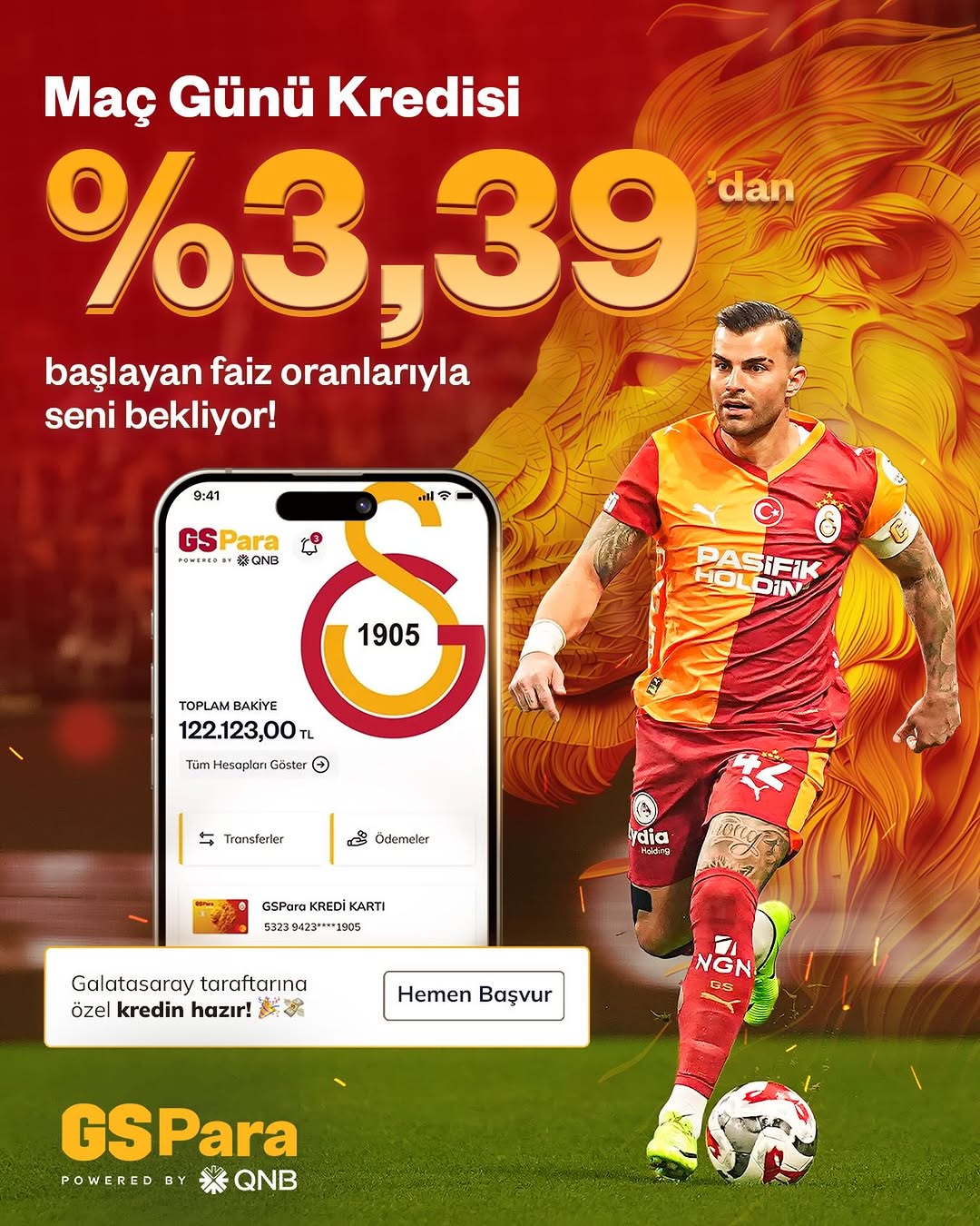 Galatasaraylılara Özel Maç Günü Fırsatı GSPara'da!