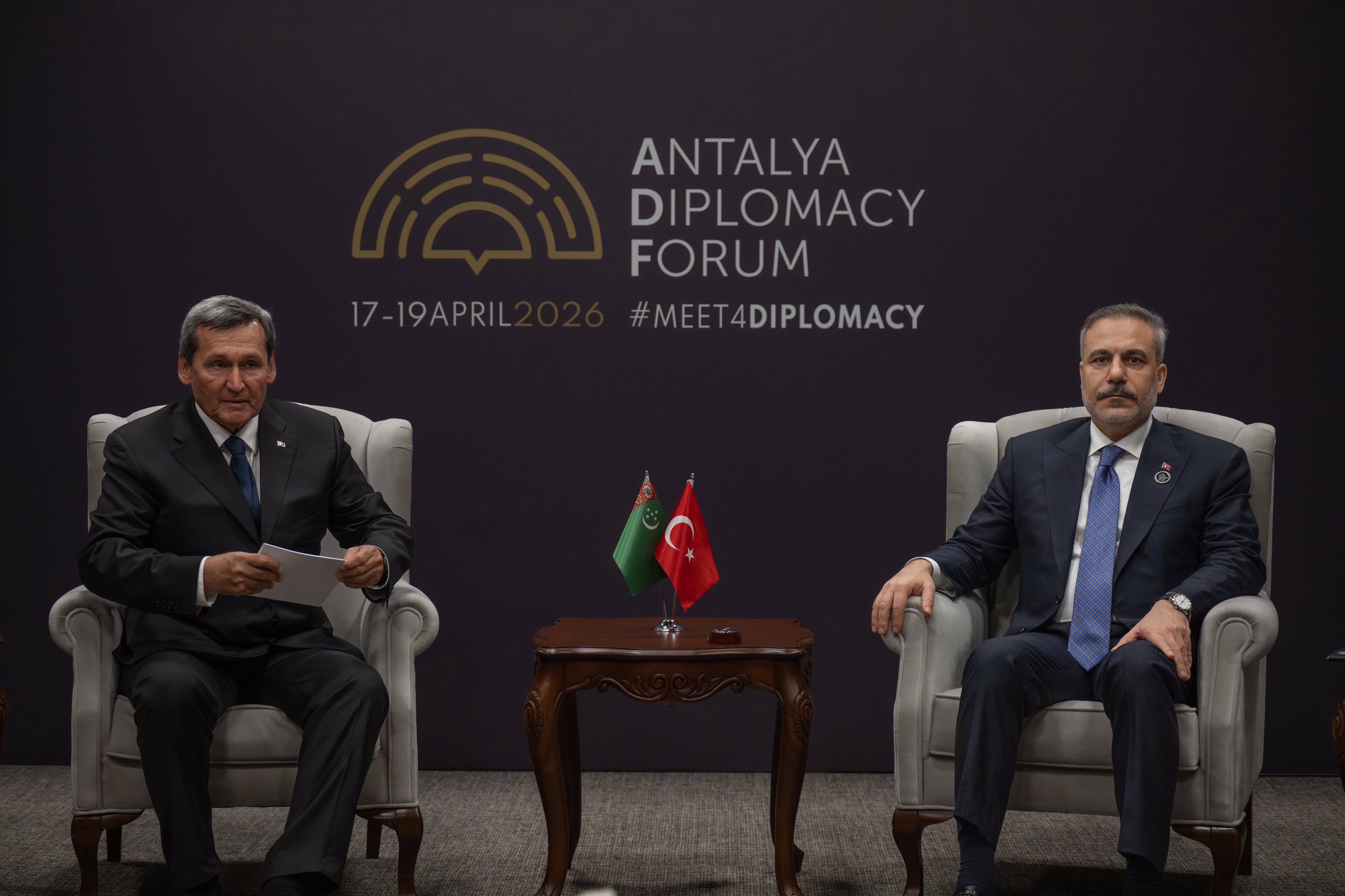 Hakan Fidan, Türkmenistan Dışişleri Bakanı ile görüştü