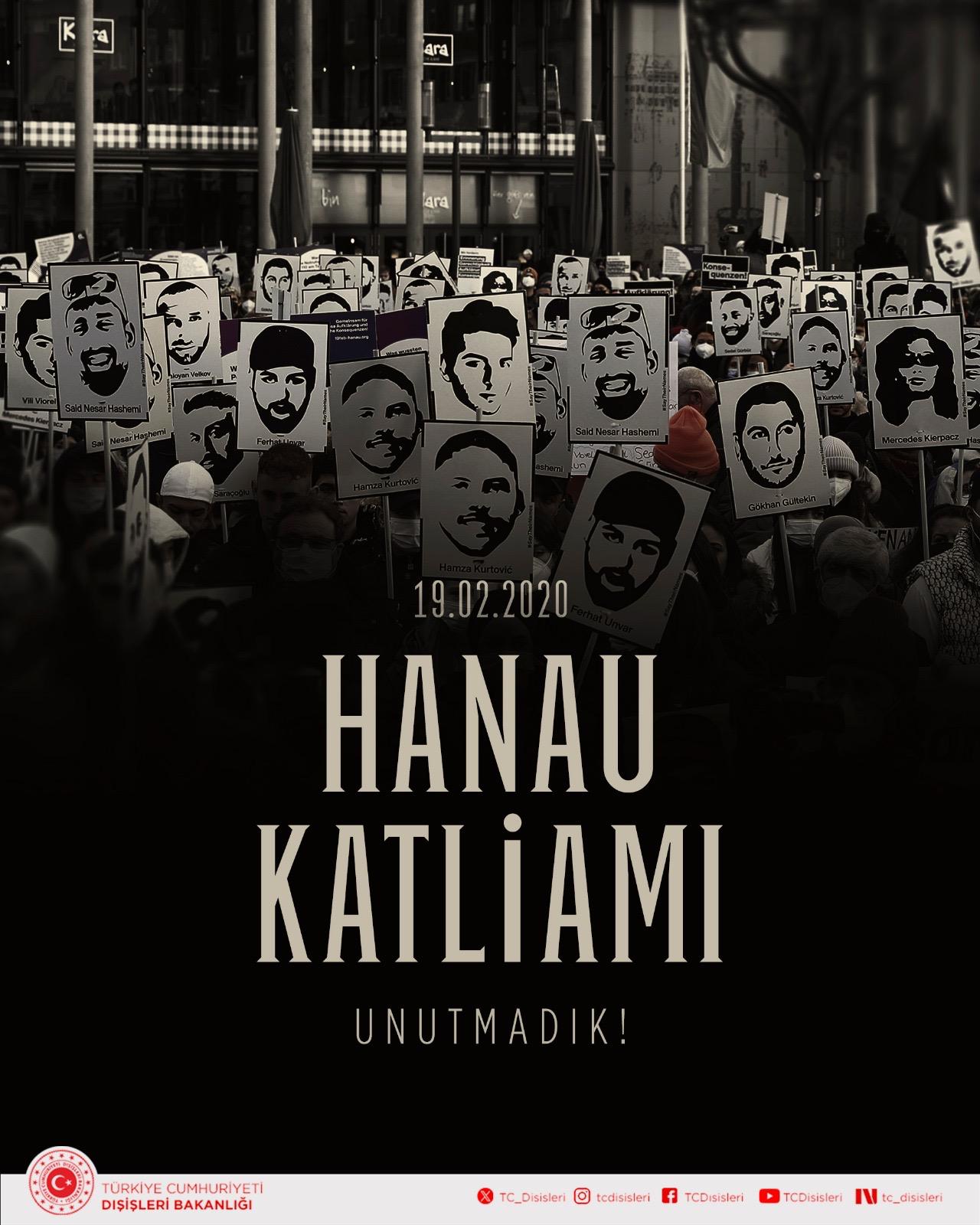 Hanau Saldırısı Anıldı