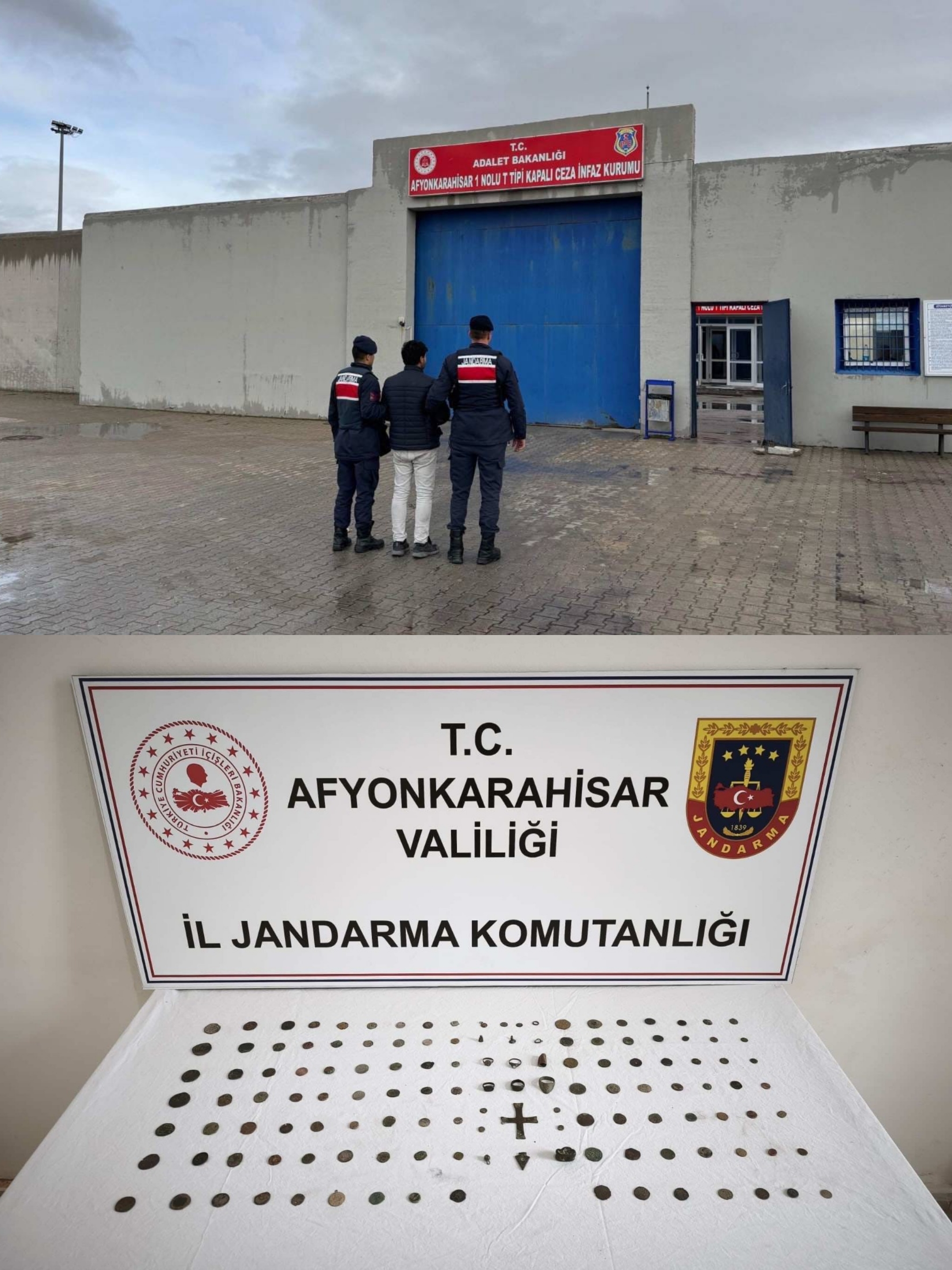 İhsaniye’de Tarihi Eser Operasyonu