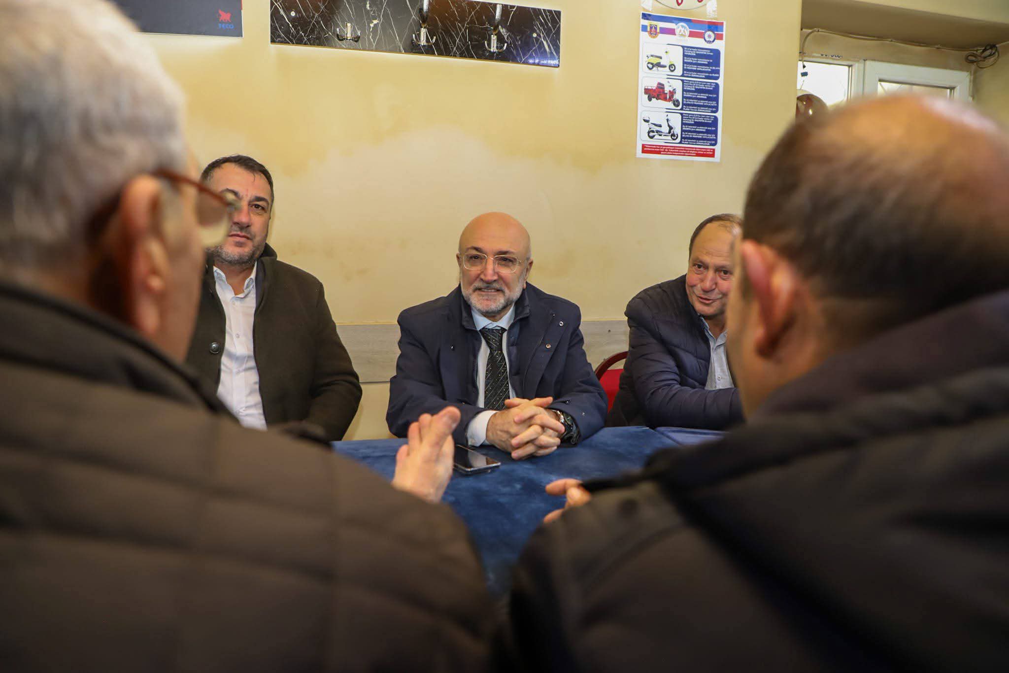 İL BAŞKANI ŞAHİN KAYIHAN’DA SAHADAYDI